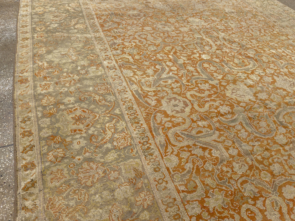 Vintage Turkish Oushak Room Size Carpet, No.17645 - Gsblank