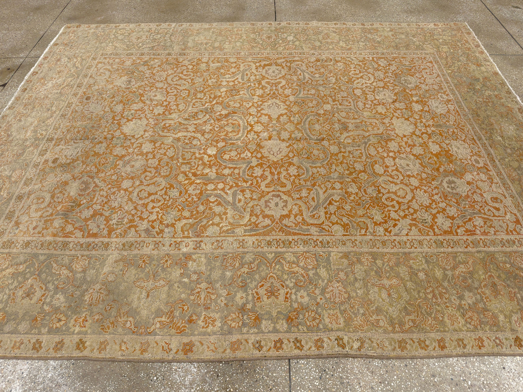 Vintage Turkish Oushak Room Size Carpet, No.17645 - Gsblank