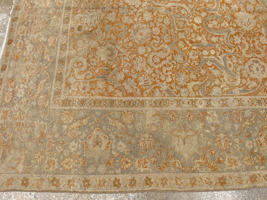 Vintage Turkish Oushak Room Size Carpet, No.17645 - Gsblank