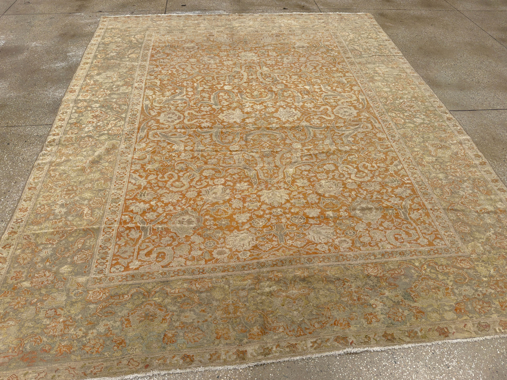 Vintage Turkish Oushak Room Size Carpet, No.17645 - Gsblank
