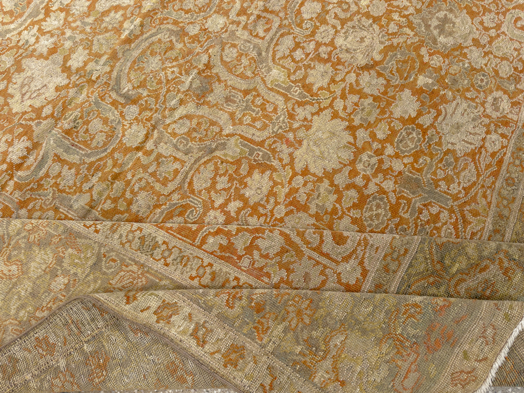 Vintage Turkish Oushak Room Size Carpet, No.17645 - Gsblank