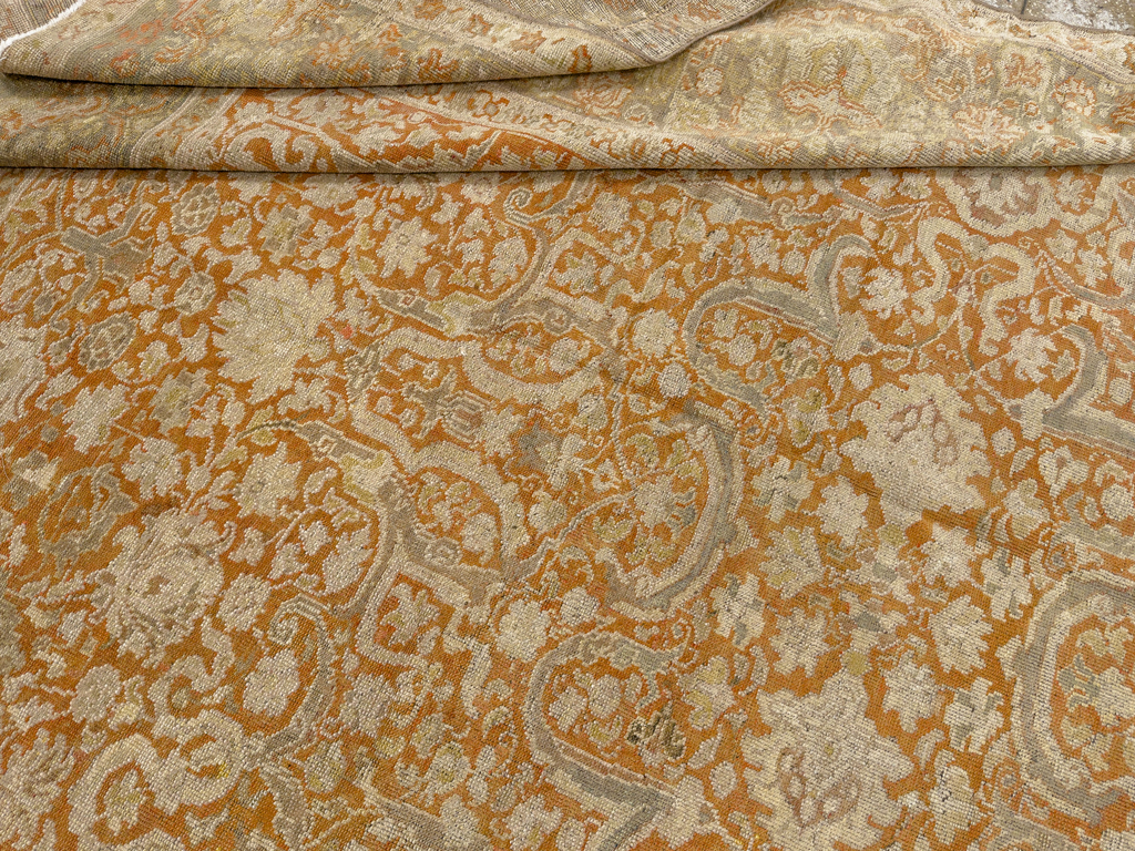 Vintage Turkish Oushak Room Size Carpet, No.17645 - Gsblank