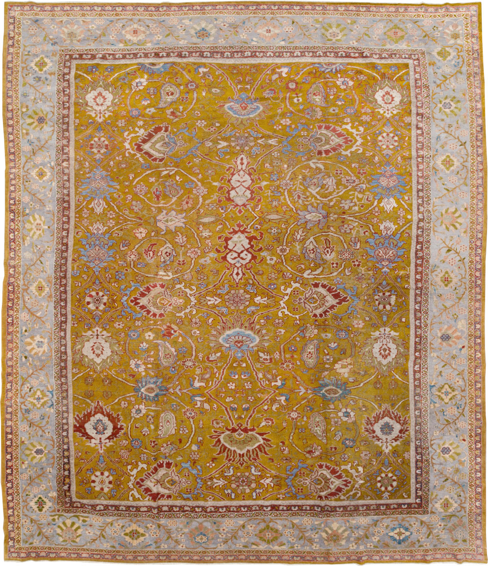 Antique Persian Sultanabad Large Room Size Carpet, No.17668 - Gsblank