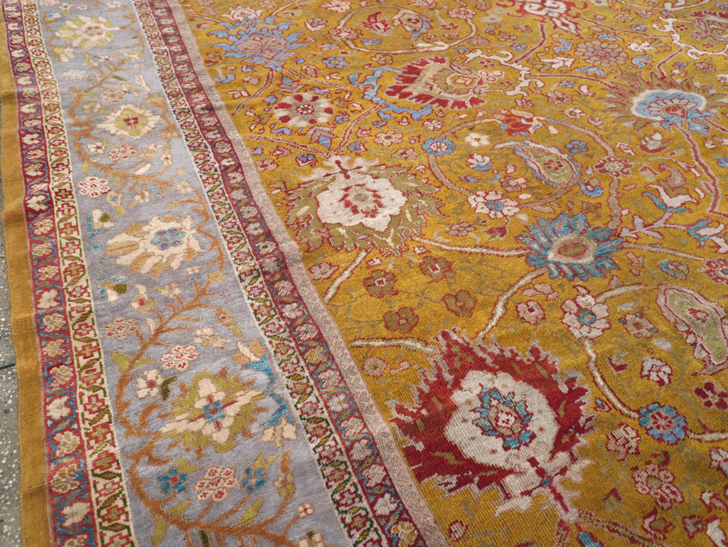 Antique Persian Sultanabad Large Room Size Carpet, No.17668 - Gsblank