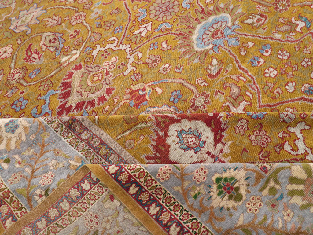 Antique Persian Sultanabad Large Room Size Carpet, No.17668 - Gsblank