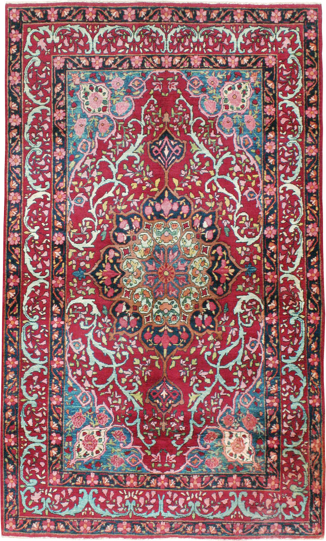 Vintage Persian Lavar Kerman Rug, No.17690 - Gsblank