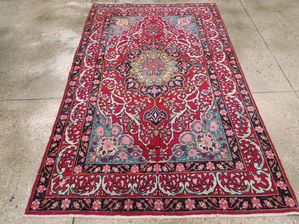 Vintage Persian Lavar Kerman Rug, No.17690 - Gsblank