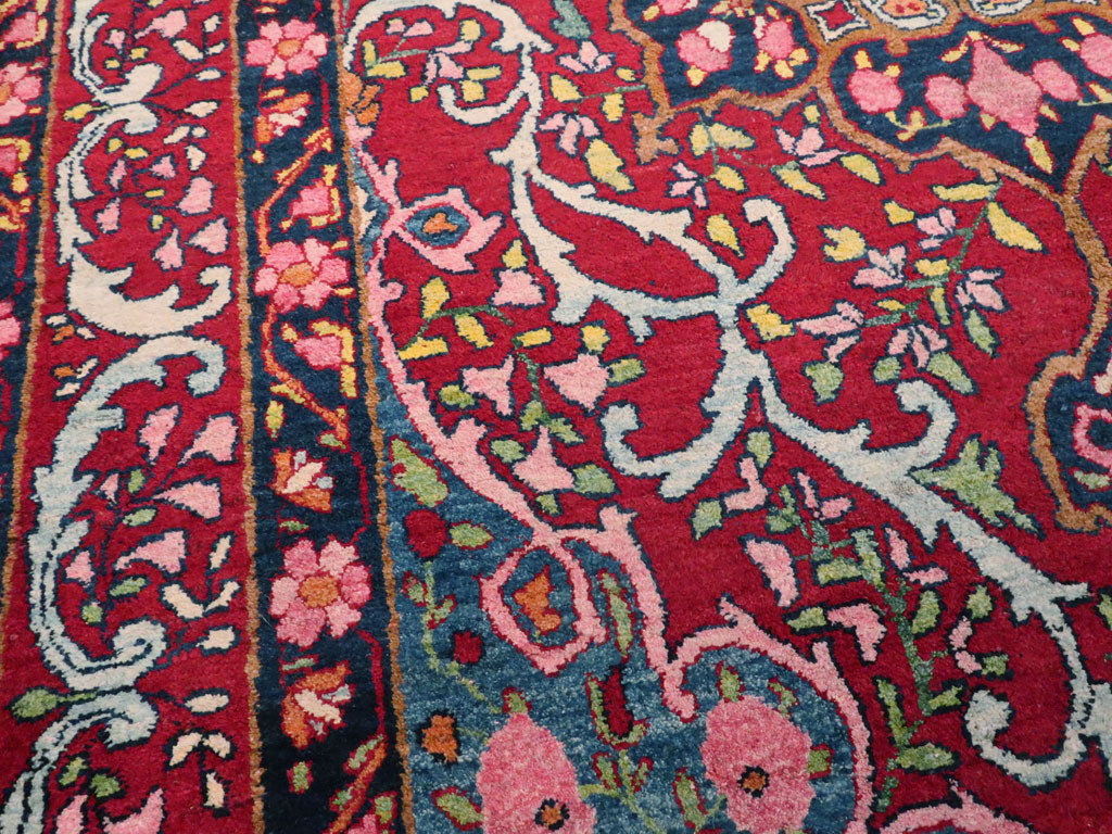 Vintage Persian Lavar Kerman Rug, No.17690 - Gsblank