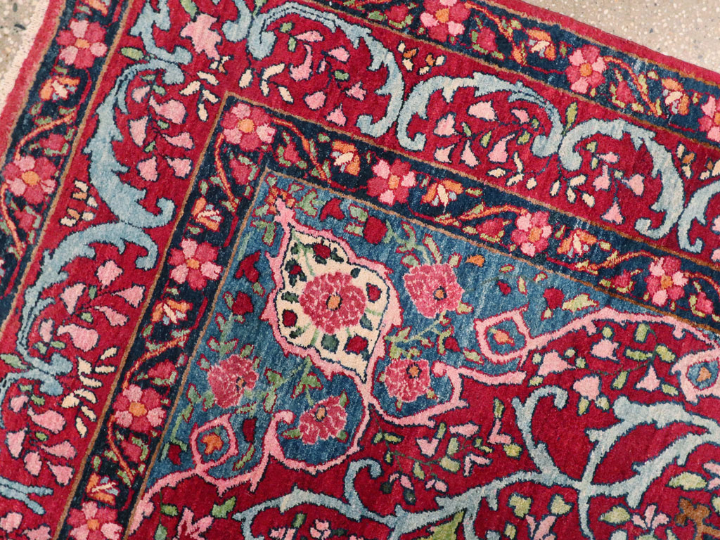 Vintage Persian Lavar Kerman Rug, No.17690 - Gsblank