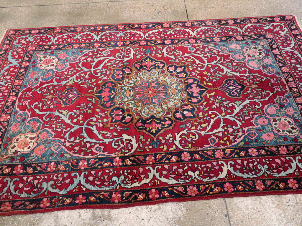 Vintage Persian Lavar Kerman Rug, No.17690 - Gsblank