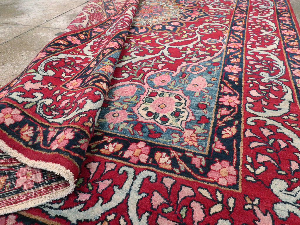 Vintage Persian Lavar Kerman Rug, No.17690 - Gsblank