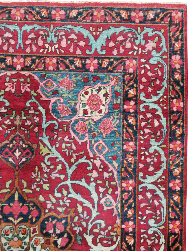 Vintage Persian Lavar Kerman Rug, No.17690 - Gsblank
