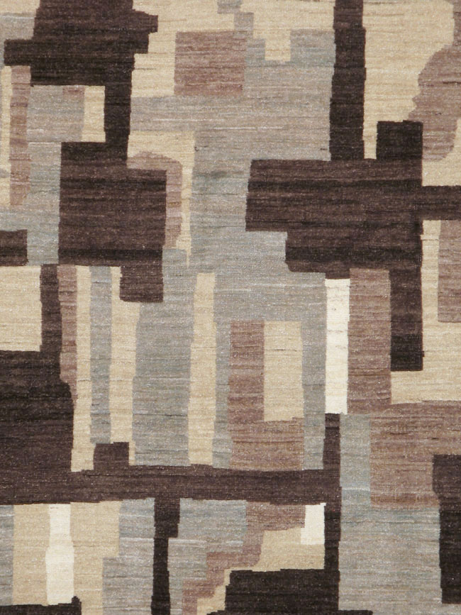 Modernist Persian Tabriz Carpet, No.17696 - Gsblank