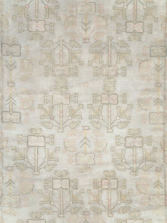 Antique Turkish Oushak Carpet, No.17710 - Gsblank
