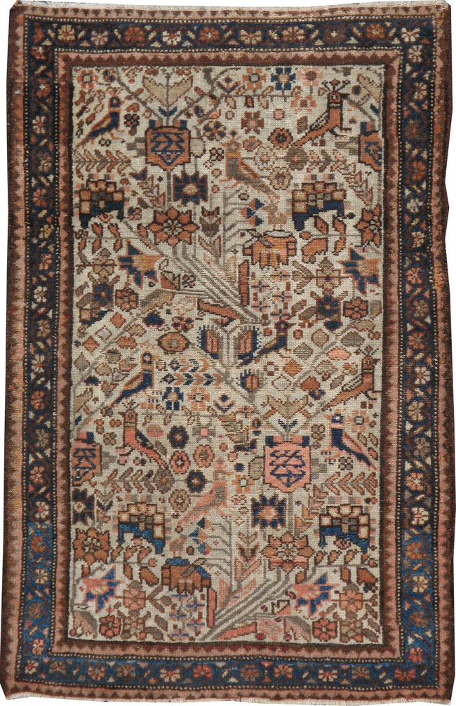 Vintage Persian Malayer Rug, No.17714 - Gsblank