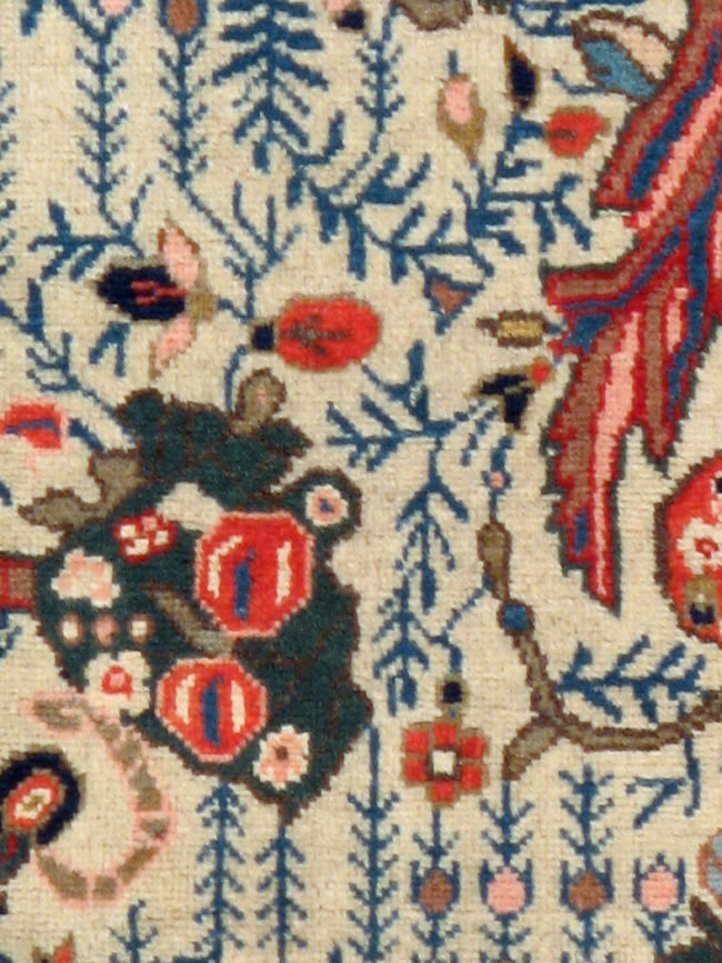 Vintage Persian Tabriz Rug, No.17725 - Gsblank