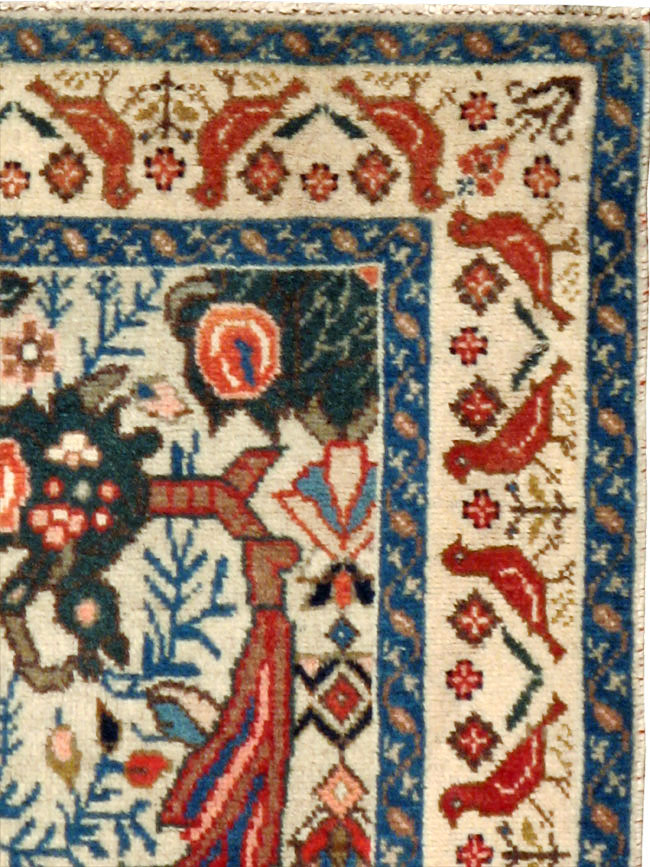 Vintage Persian Tabriz Rug, No.17725 - Gsblank