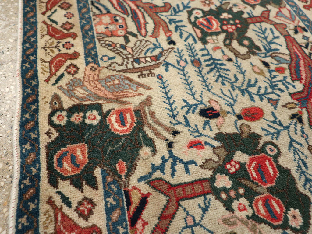 Vintage Persian Tabriz Rug, No.17725 - Gsblank