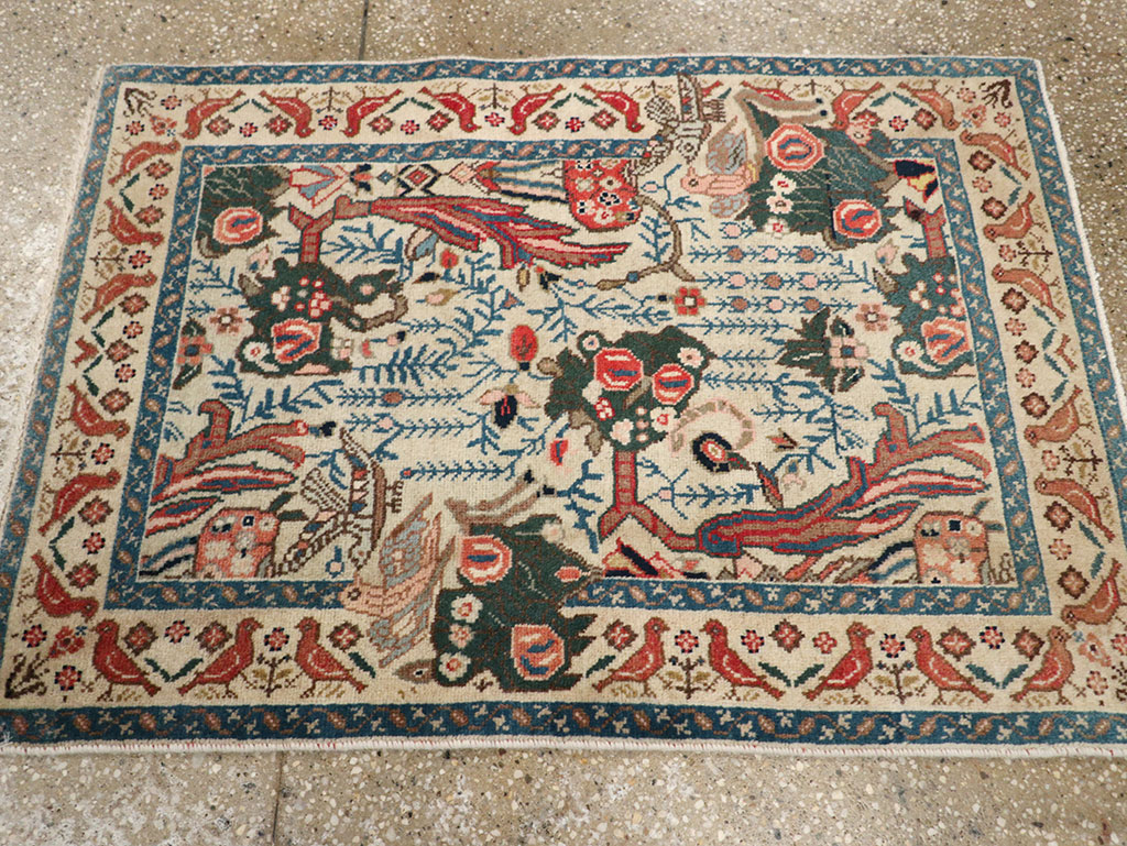 Vintage Persian Tabriz Rug, No.17725 - Gsblank