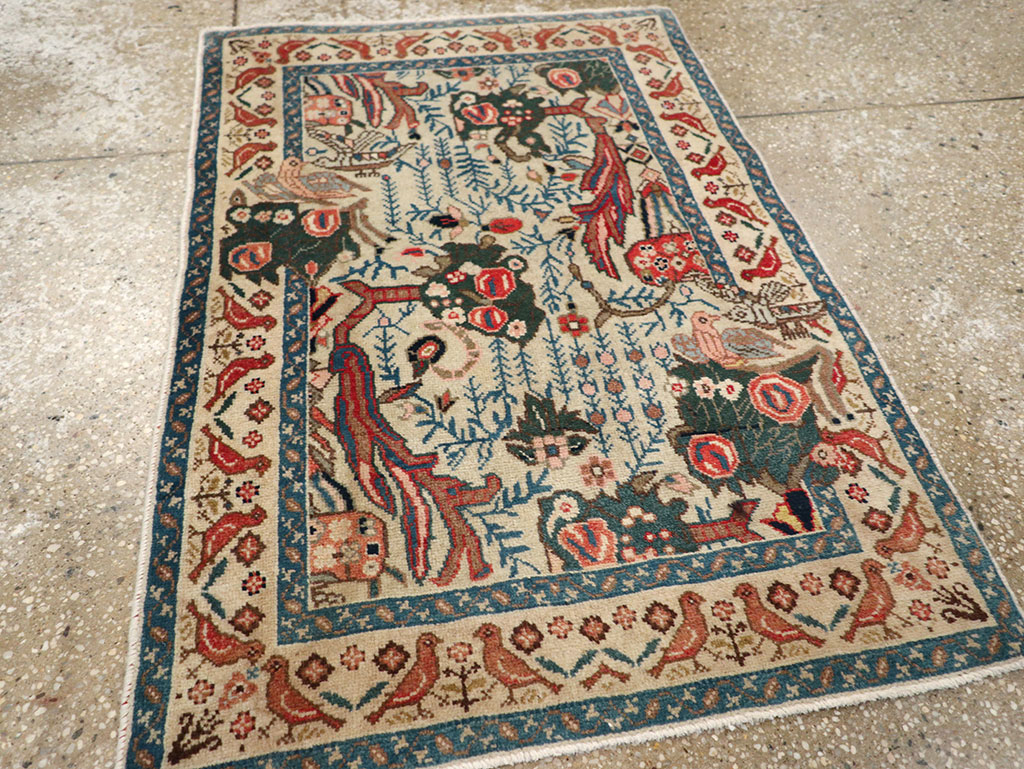 Vintage Persian Tabriz Rug, No.17725 - Gsblank