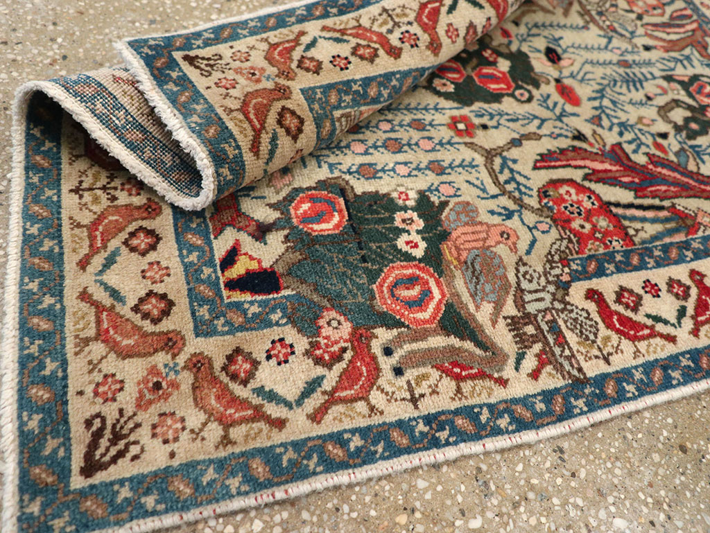 Vintage Persian Tabriz Rug, No.17725 - Gsblank