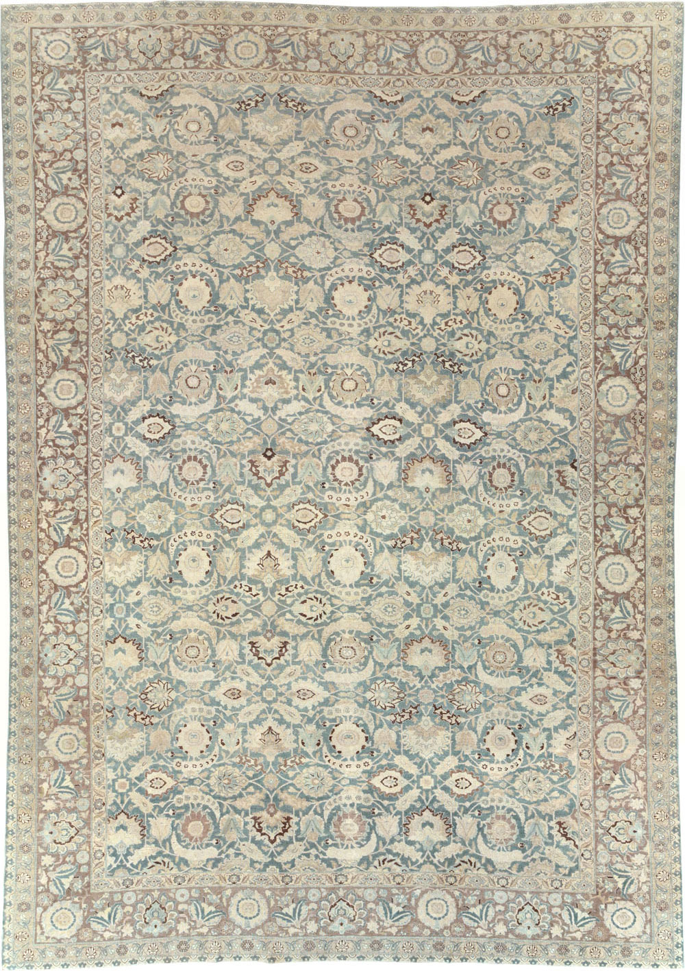 Antique Persian Tabriz Carpet, No.17733 - Gsblank