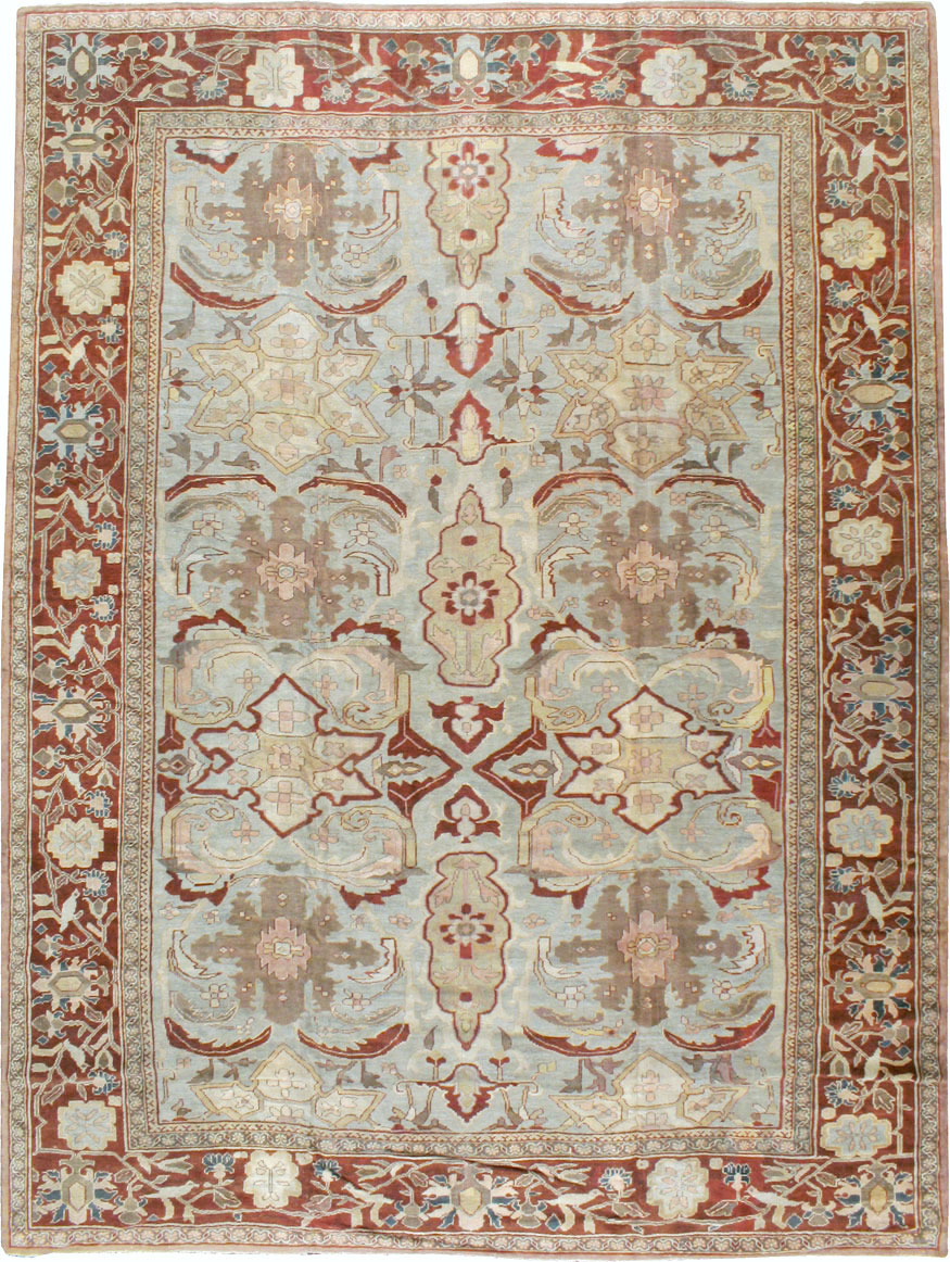 Antique Persian Mahal Carpet, No.17742 - Gsblank