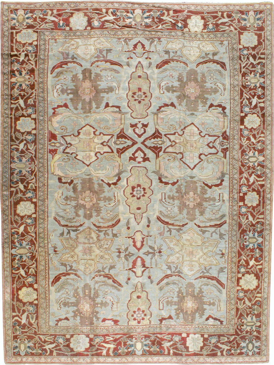 Antique Persian Mahal Carpet, No.17742 - Gsblank