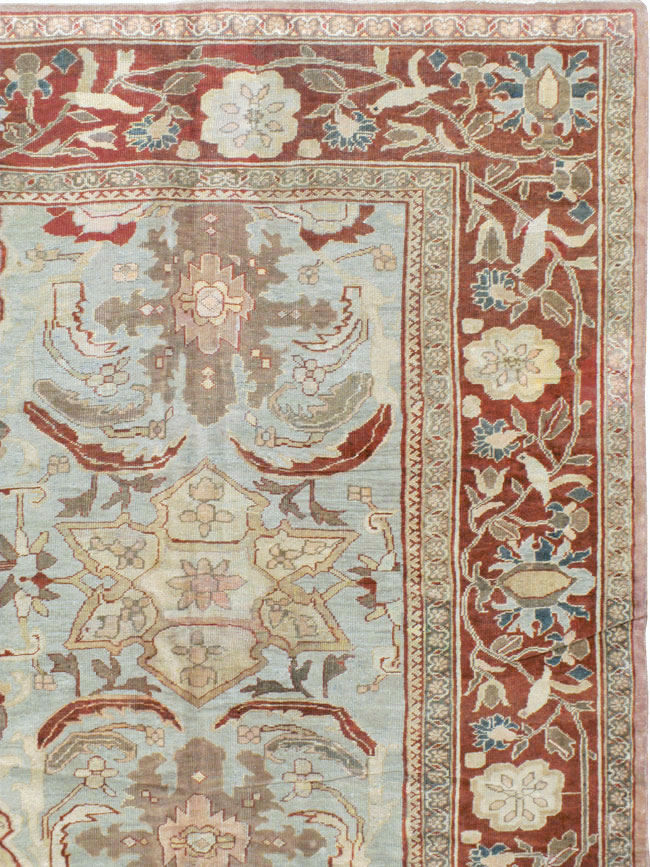 Antique Persian Mahal Carpet, No.17742 - Gsblank