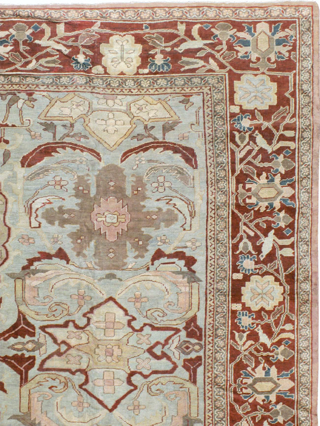 Antique Persian Mahal Carpet, No.17742 - Gsblank