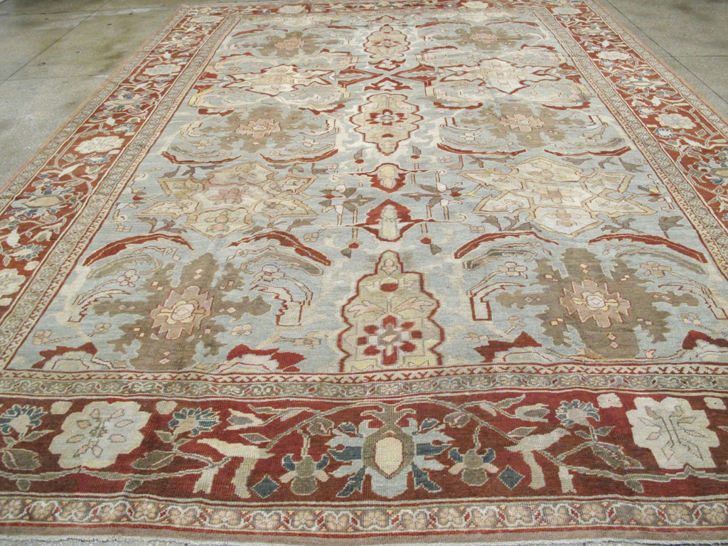 Antique Persian Mahal Carpet, No.17742 - Gsblank
