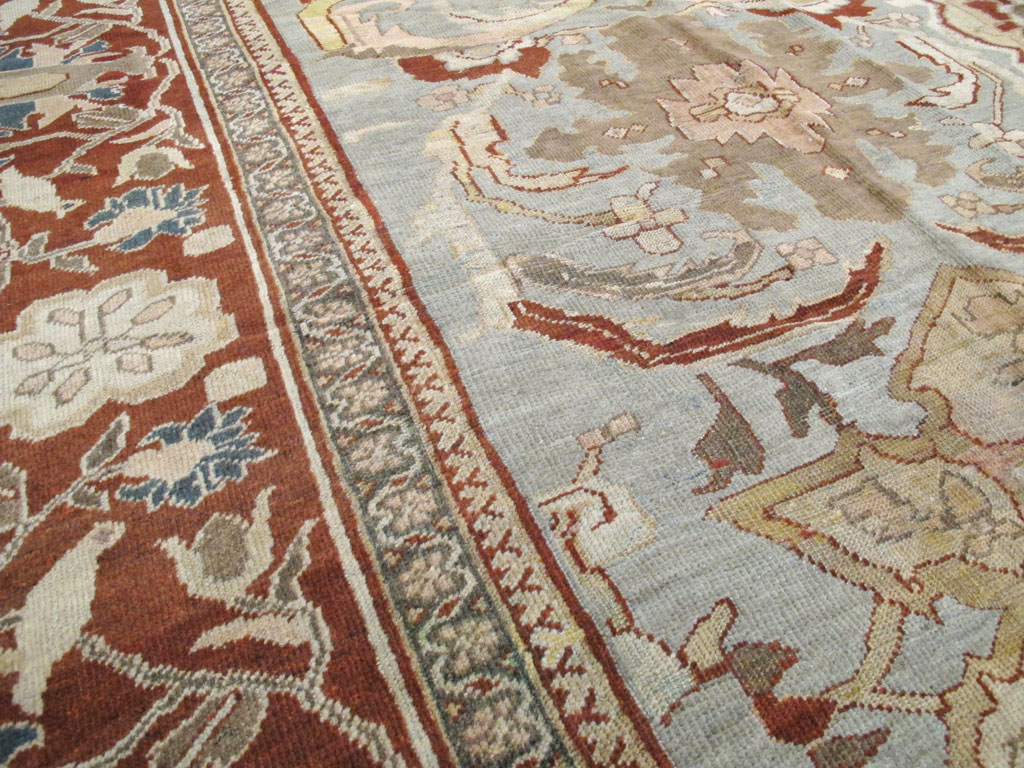 Antique Persian Mahal Carpet, No.17742 - Gsblank