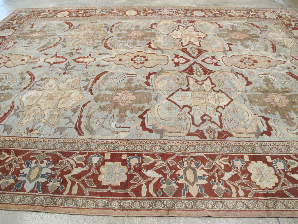 Antique Persian Mahal Carpet, No.17742 - Gsblank