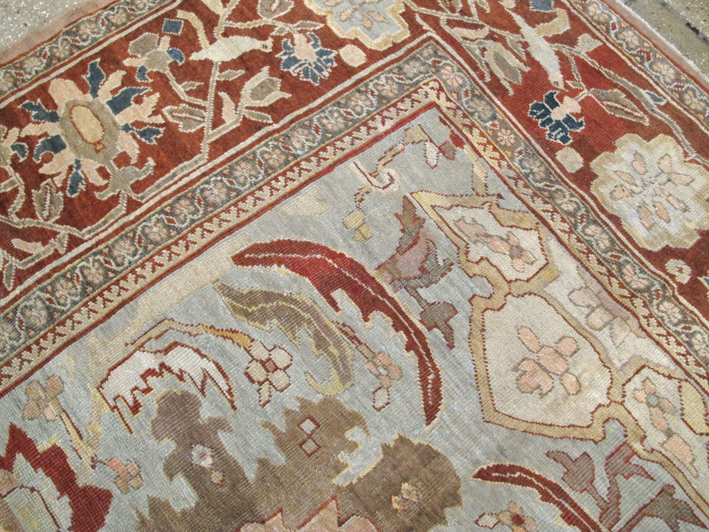 Antique Persian Mahal Carpet, No.17742 - Gsblank