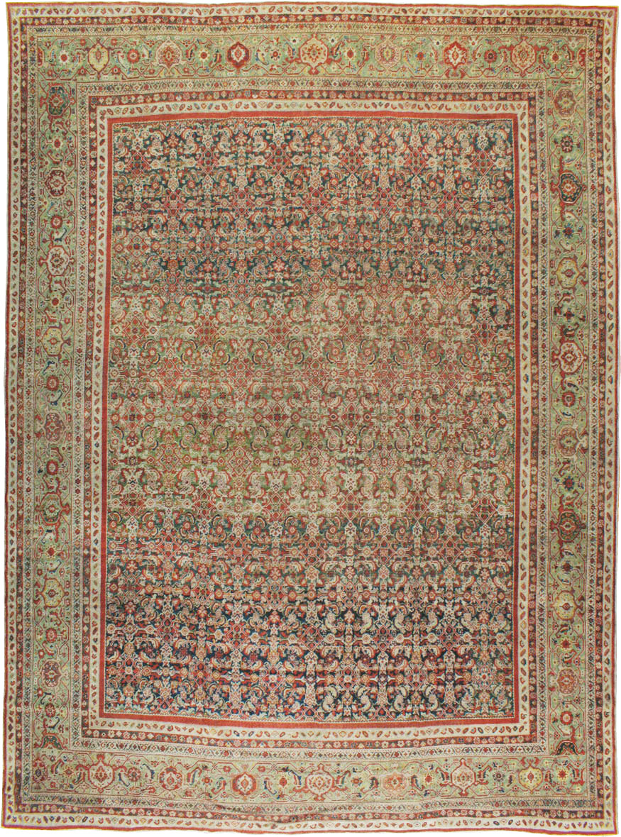 Antique Persian Mahal Carpet, No.17743 - Gsblank
