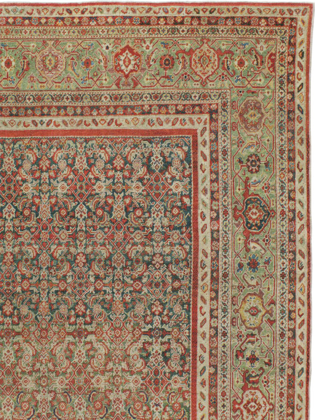 Antique Persian Mahal Carpet, No.17743 - Gsblank