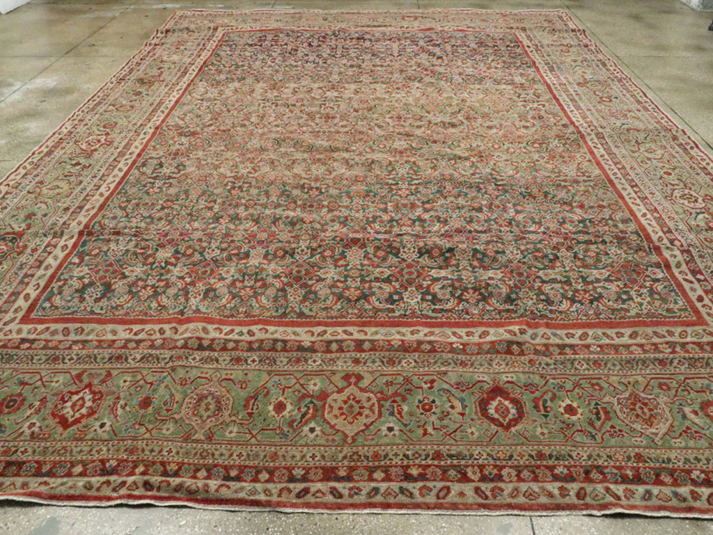 Antique Persian Mahal Carpet, No.17743 - Gsblank