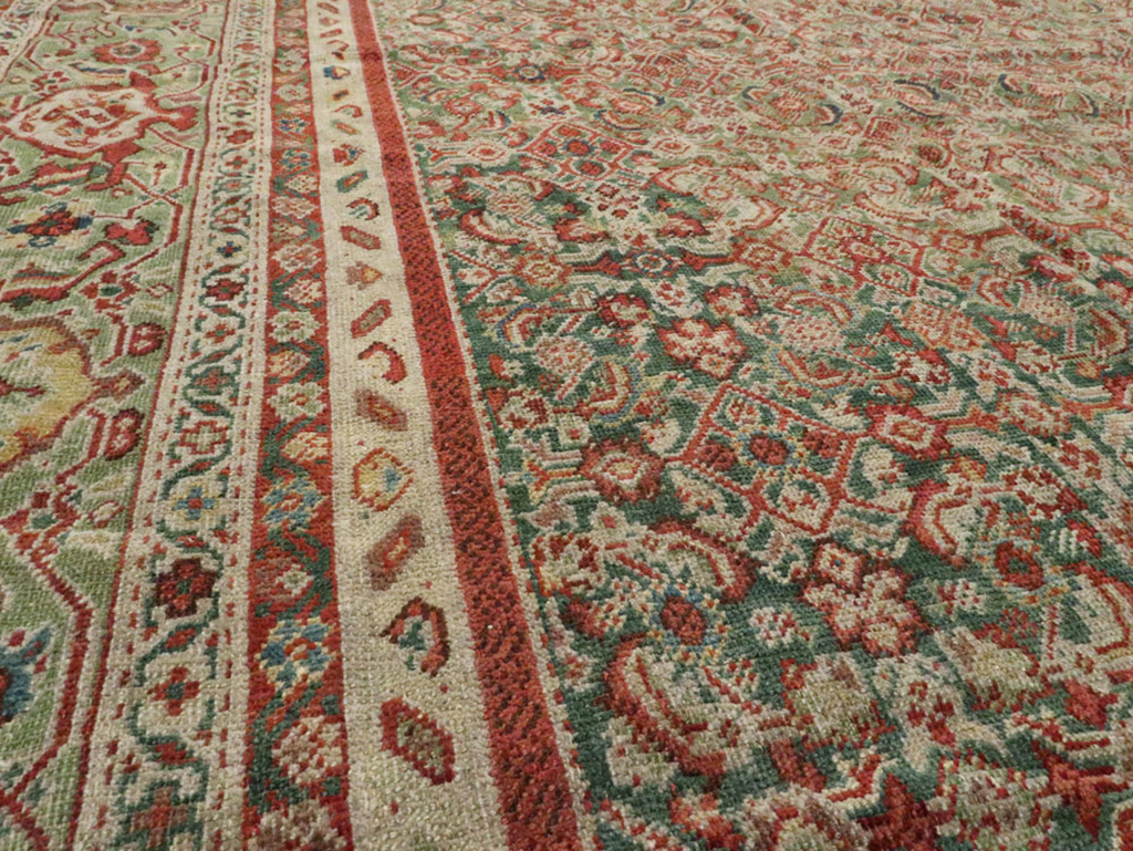 Antique Persian Mahal Carpet, No.17743 - Gsblank