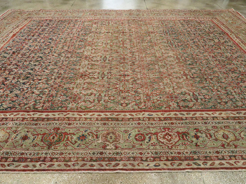 Antique Persian Mahal Carpet, No.17743 - Gsblank