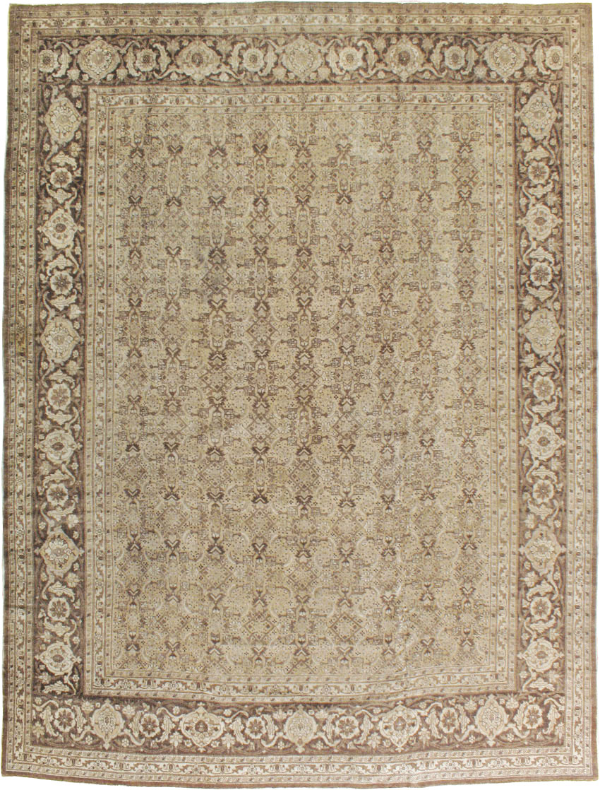 Antique Persian Tabriz Carpet, No.17745 - Gsblank