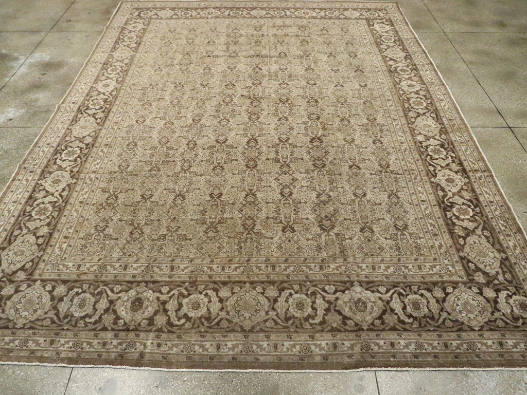 Antique Persian Tabriz Carpet, No.17745 - Gsblank