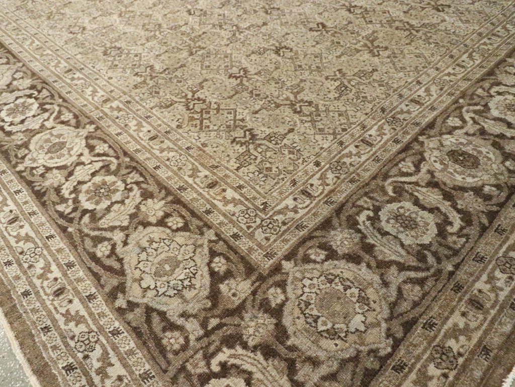 Antique Persian Tabriz Carpet, No.17745 - Gsblank