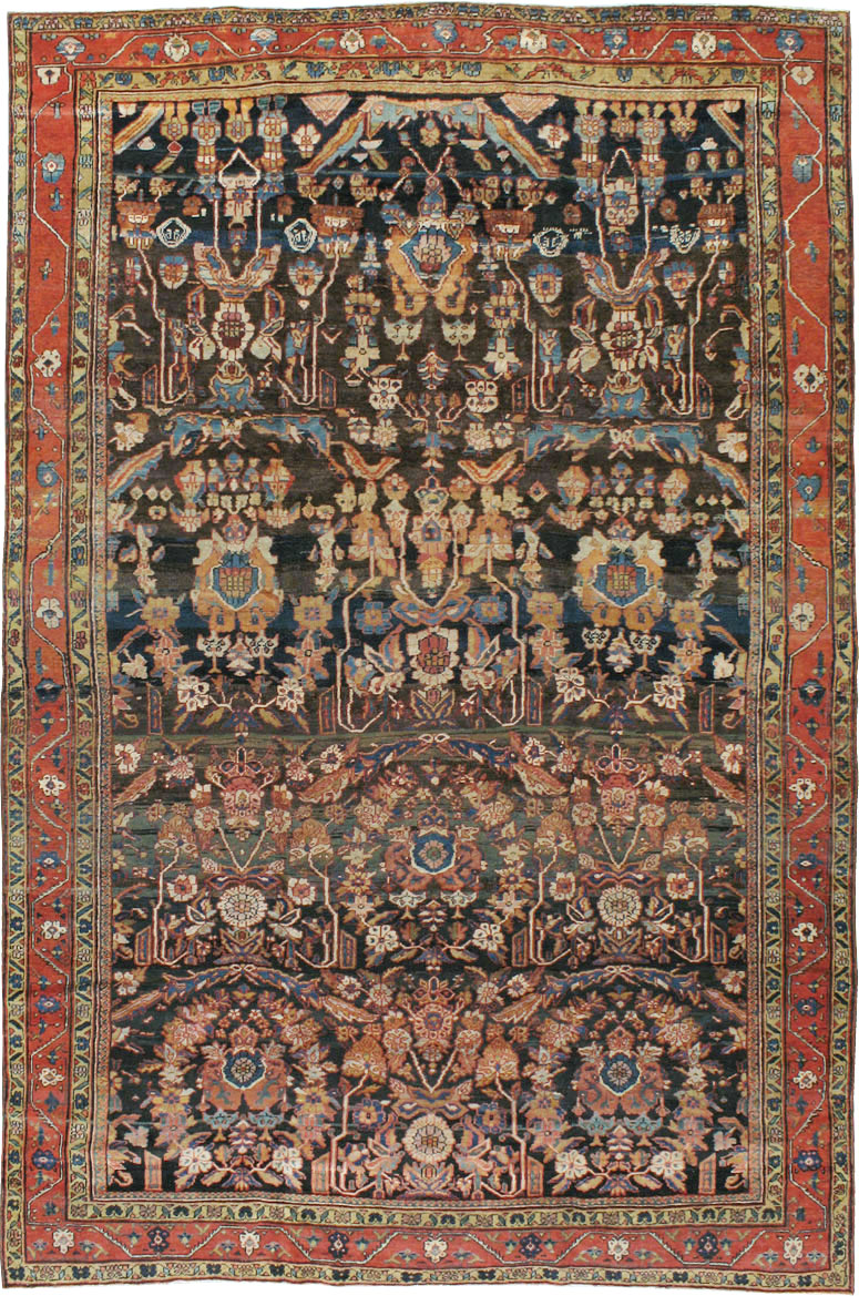 Antique Persian Mahal Carpet, No.17776 - Gsblank