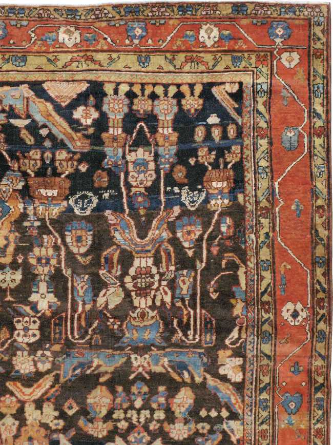 Antique Persian Mahal Carpet, No.17776 - Gsblank