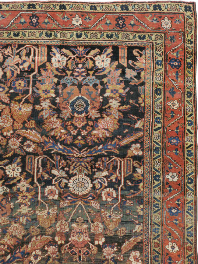Antique Persian Mahal Carpet, No.17776 - Gsblank