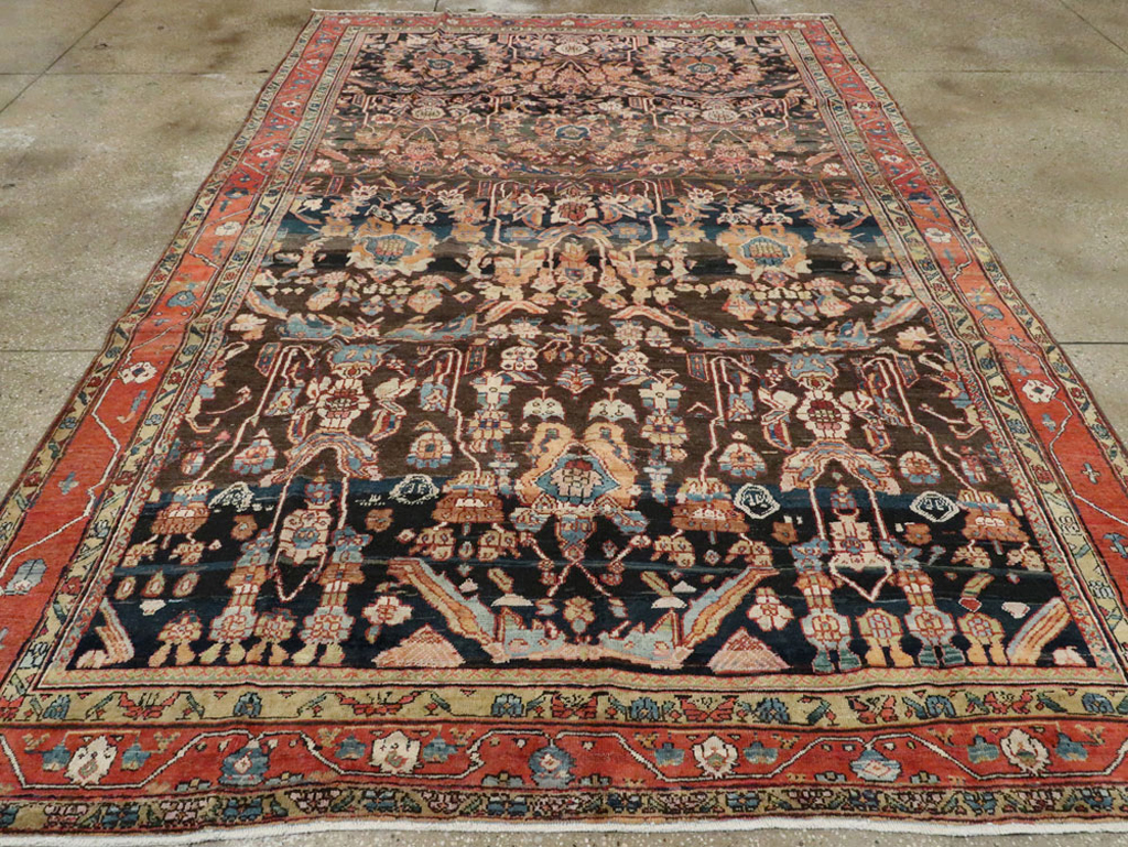 Antique Persian Mahal Carpet, No.17776 - Gsblank