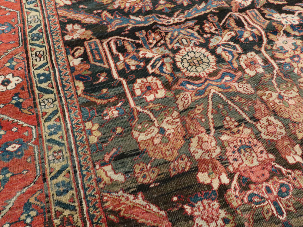 Antique Persian Mahal Carpet, No.17776 - Gsblank