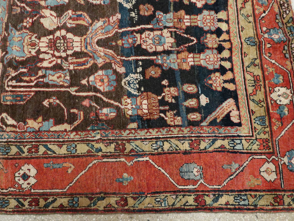 Antique Persian Mahal Carpet, No.17776 - Gsblank