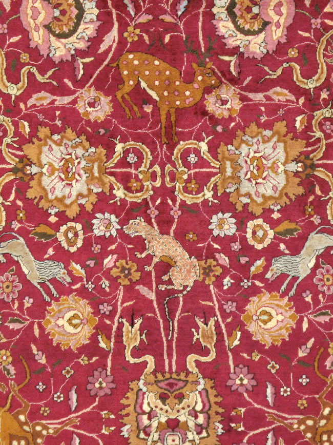 Antique Indian Agra Carpet, No.17781 - Gsblank