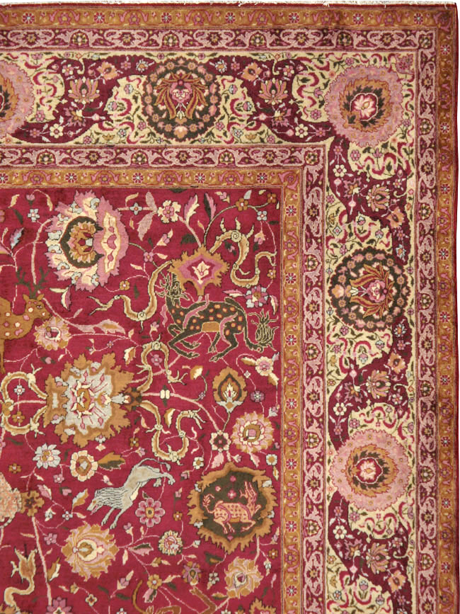Antique Indian Agra Carpet, No.17781 - Gsblank